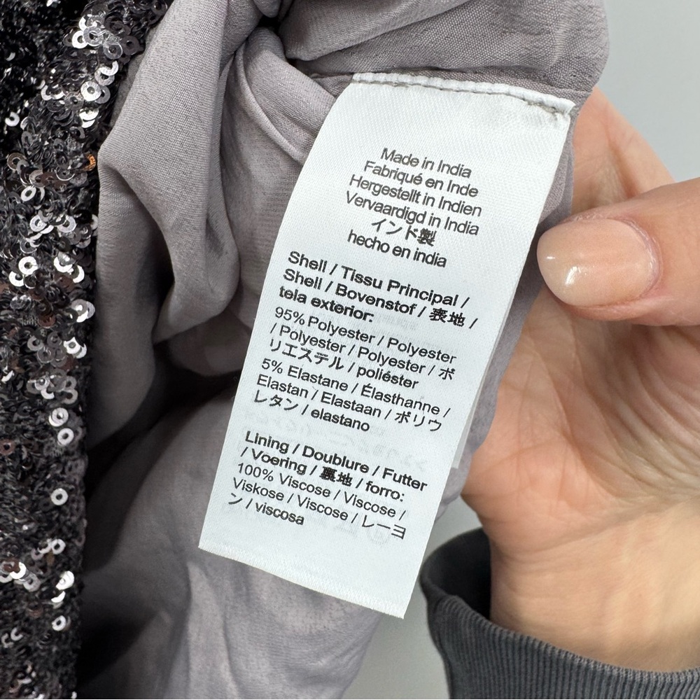 NWT J.Crew Collection Sequin floor-length slip dress - Picture 9 of 16